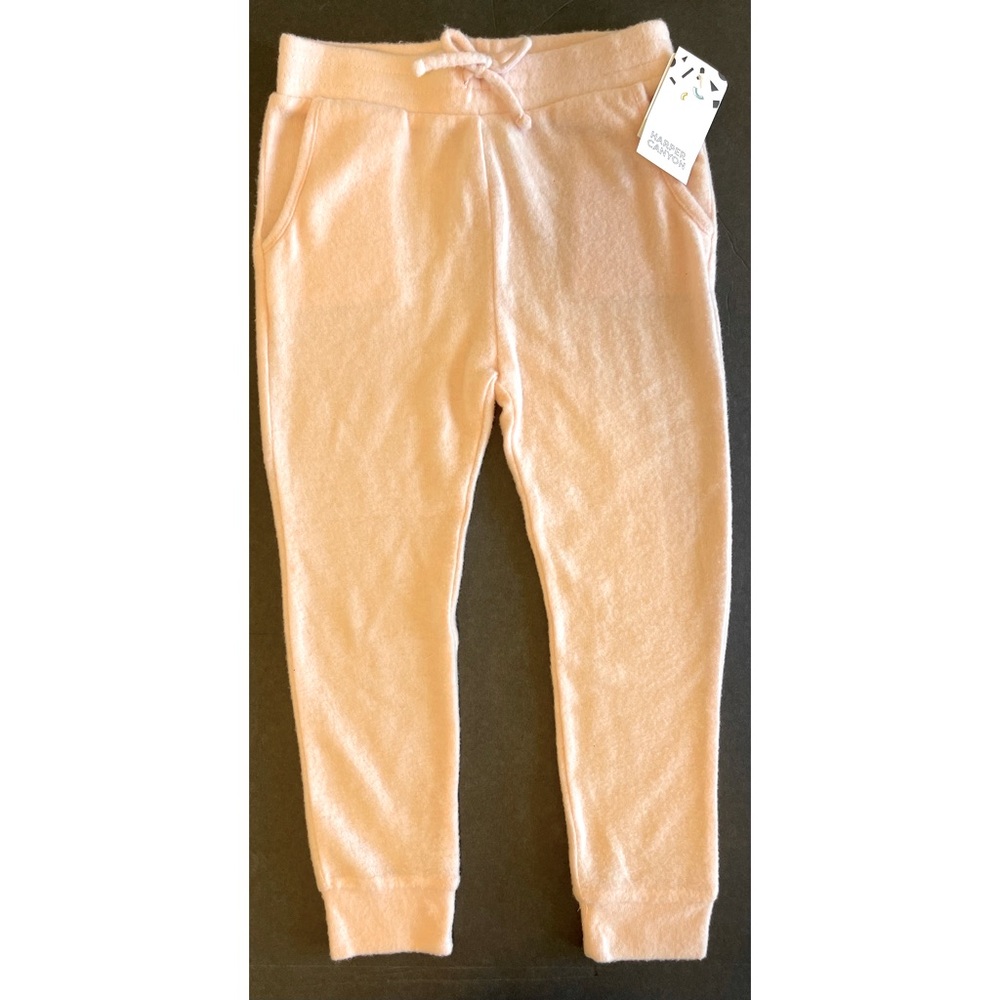 Toddler girl size 5 Harper Canyon soft pink joggers